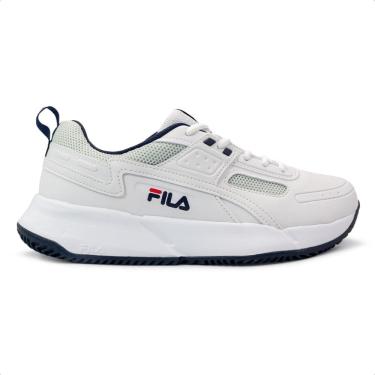 Imagem de Tenis Fila Precision Masculino, White/Navy/Flame Scarlet, 40