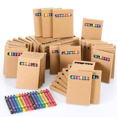 Imagem de Crayons Trandraft, 30 pacotes, a granel, 8 cores, Crayon Mini, 8,7 cm