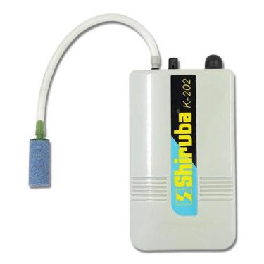 Imagem de Compressor De Ar Oxigenador Pesca Isca Viva Aquario K-202 - Shiruba K-