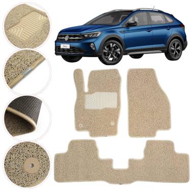 Imagem de Tapete Kapazi Automotivo Premium Vw Nivus 2018 a 2025 Bege
