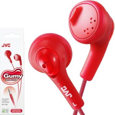 Imagem de JVC Fone de ouvido HAF160R Gumy Ear Bud vermelho