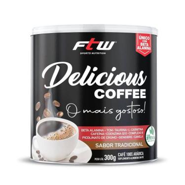 Imagem de Delicious coffee com beta alanina - 300g sabor tradicional