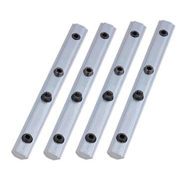 Imagem de Conector de linha reta de perfil de alumínio PZRT, prendedor de suporte para compartimento T de 6 mm de alumínio, peças de conexão de perfil de extrusão, 2020/3.9inch