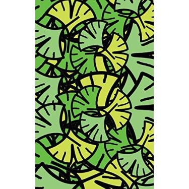 Imagem de Cannabis Rating Journal - Gingko: 5 X 8 200 Page:100 Sheet Blank Form Discreet THC CBD Cannabis Rating, Gingko Leaves