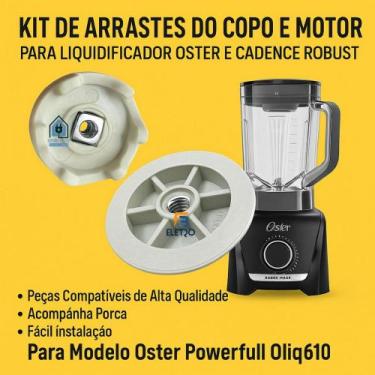 Imagem de Arraste do Motor e Arraste do Copo Liquidificador Oster Oliq610 Oliq61