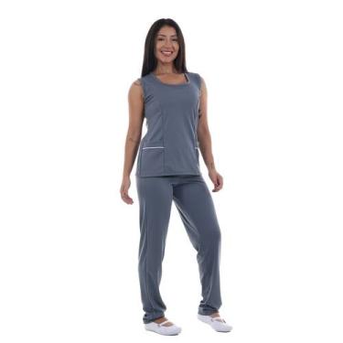 Imagem de Uniforme Regata E Calça Helanca Prático Elástico E Flexível Para Copei