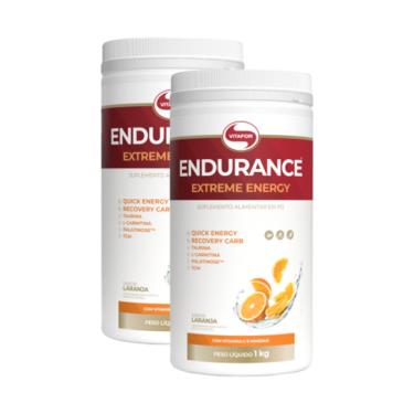 Imagem de Kit 2X: Endurance Extreme Energy Laranja Vitafor 1000g