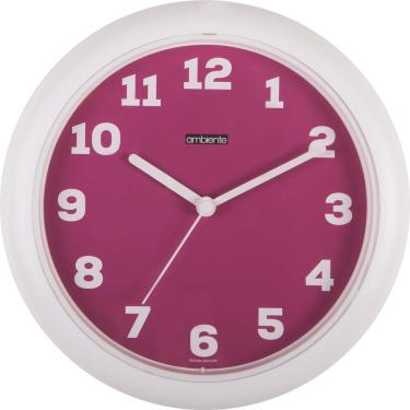 Imagem de Relógio De Parede Ambiente Ref: 197600-306 Branco Números