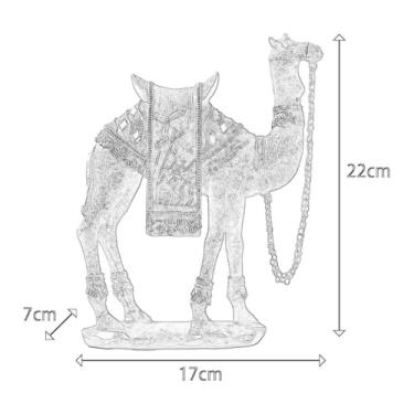 Imagem de Fenteer Organizador de Controle Remoto de Madeira Retrô E Estatueta de, Estátua de Animal de Resina para Mesa de Cabeceira, Sofá, Entrada de Escritório