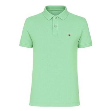 Imagem de Camiseta Gola Polo Tommy Hilfiger Im 1985 Slim Verde Militar-Masculino