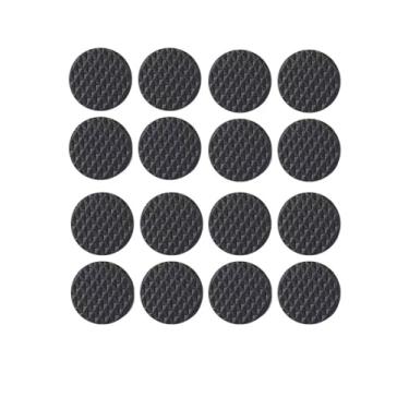 Imagem de Pacote com 16 almofadas antiderrapantes para móveis - prendedores de móveis premium com pés de borracha autoadesivos de 5 cm - Protetores de piso antiderrapantes ideais para almofadas de móveis