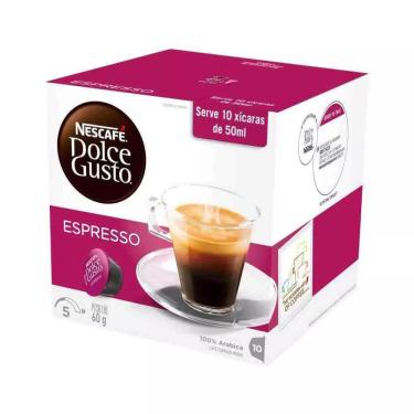 Imagem de Cápsulas Nescafé Dolce Gusto Espresso 10 Unidades 60g