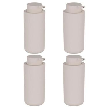 Imagem de 4X Dispenser De Parede Sabonete Detergente Ou Bege 500Ml