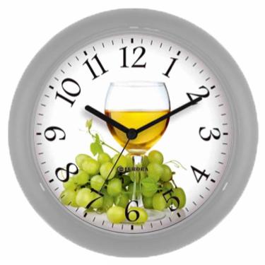 Imagem de Relógio De Parede Eurora Ref: 6587-024 Cinza Taça de Vinho