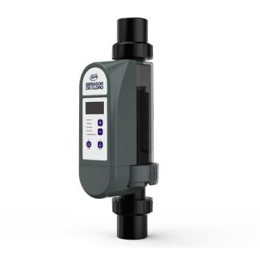 Imagem de Gerador de cloro p/ piscina gre 7 - até 18 mil lt - fluidra