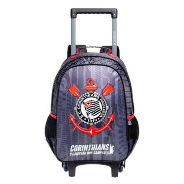 Imagem de Mochila de Rodinha Escolar Infantil Corinthians - Xeryus-Unissex