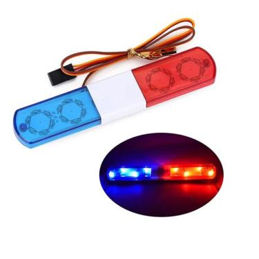 Imagem de Barra de luz noturna policial LED para carro RC HSP Traxxas Tamiya - W