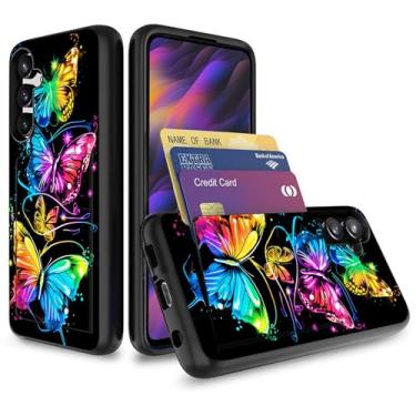 Imagem de Vobber Capa para Galaxy A16 5G, capa tipo carteira escondida com compartimento para cartão à prova de choque TPU e PC capa protetora de camada dupla para Samsung Galaxy A16 5G 6,7 polegadas 2025