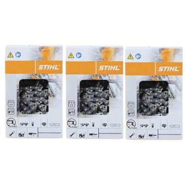 Imagem de Corrente para Motoserras MS 170/180 22 Dentes com 3 Unidades STIHL