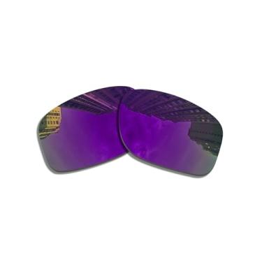 Imagem de Wetnenss Lentes de substituição polarizadas para óculos de sol Oakley Valve New 2014 OO9236/polarizadas de 1,5 mm/fáceis de instalar (roxo)