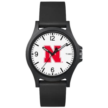 Imagem de Relógio masculino Timex Arena 40 mm - Nebraska Cornhuskers, Preto