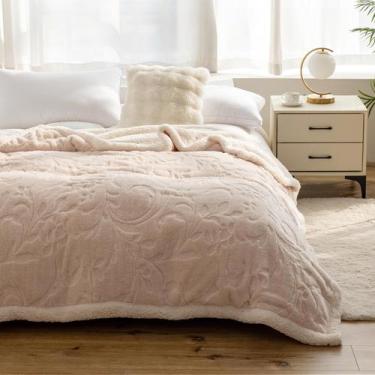 Imagem de Cobertor UKELER Ultra Soft Fuzzy Sherpa Fleece 130 x 150 cm