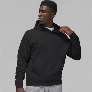 Imagem de Blusa de Moletom Masculina Canguru com Capuz e Bolsos Cores - Slim Fit