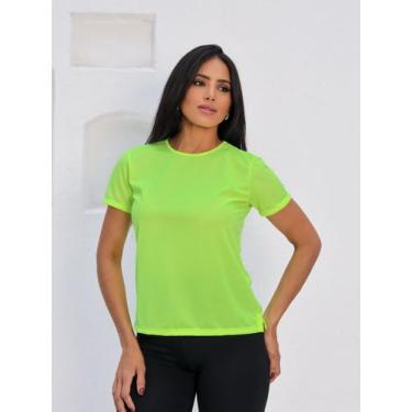Imagem de Camiseta TShirt Básica Dry Fit Feminina Treino Corrida Academia Oferta