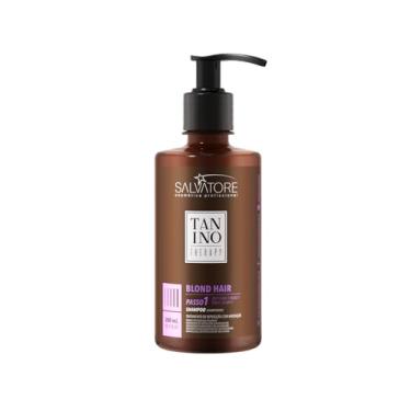 Imagem de SHAMPOO PARA CABELOS COLORIDOS DESCOLORIDOS E GRISALHOS BLOND HAIR 300 ML TANINO THERAPY SALVATORE