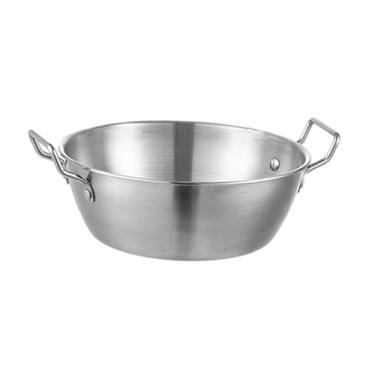 Imagem de FytStycale Panela para Ramen, Macarrão Instantâneo, Caçarola, Utensílio de Cozinha, Tigela Multifuncional de aço Inoxidável para Salada E Sopa, Ideal para Levar, S