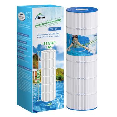 Imagem de TOREAD Filtro de substituição de piscina para PA175, Hayward CX1750RE, C1750, Unicel C-8417, Filbur FC-1294, 25230-0175S, 817-0175P, Aladdin 27501, C x OD: 71 cm x 8 15/40.6 cm 6 cm