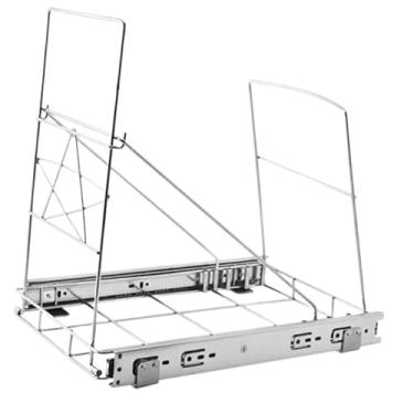Imagem de AFXGUSD Prateleira Retrátil para Lixeira Sob O Armário, E Ajustável, Organizador de Lixeira para Reciclagem, Padrão