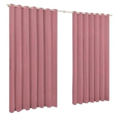 Imagem de Cortinas romanas, medindo 2,40 x 1,70 metros, adequadas para decorar janelas, salas de estar, quartos, etc. (MF170_ROSE)
