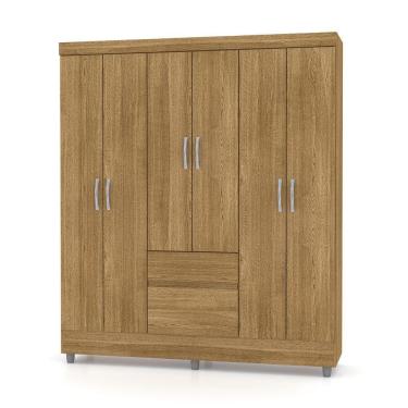 Imagem de Guarda Roupa Solteiro 6 Portas 153 Cm Rio Plus Branco - Pallazio