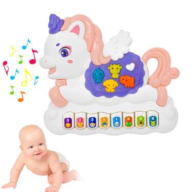 Imagem de Teclado Piano Musical Bebe Brinquedo Infantil Divertido Som