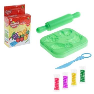 Imagem de Kit Massinha Divertida Frutinhas 7 Peças Art Brink