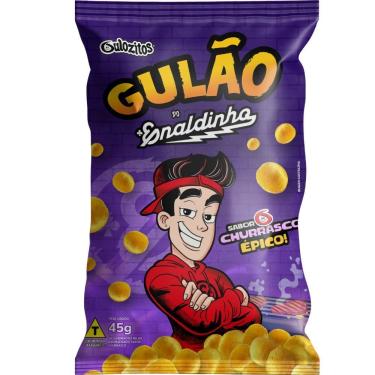 Imagem de Salgadinho Gulozitos Gulão do Enaldinho Sabor Churrasco Epico 45g