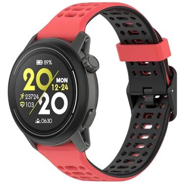 Imagem de LeyuBand Pulseiras de silicone de 22 mm compatíveis com COROS PACE 3/APEX 2 PRO/COROS APEX PRO/COROS APEX 46 mm para homens e mulheres