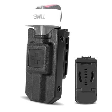 Imagem de Ziopetru Suporte Para Torniquete, Clipe De Cinto Tático Atualizado, Bolsa Molle Para Cinto De Serviço E Multiuso, Estojo De Armazenamento Para Torniquete De Cinto Para Caça Ao Ar Livre