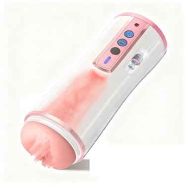 Imagem de Male Masturbator,Realistic Pocket Pussy Vagina Textured Lifelike Soft and Fleshy Texture,Penis Training Masturbators Sex Machine Toy for Men Z/Y2 (XS)
