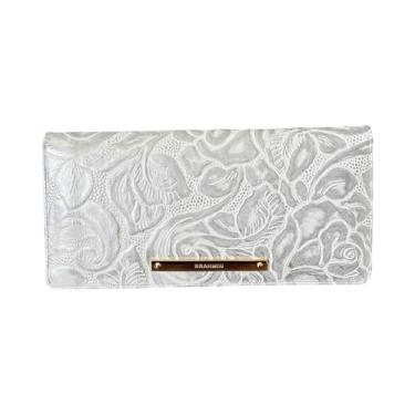 Imagem de BRAHMIN Carteira dupla de couro grande Ady, Branco sortido, Carteira dobrável