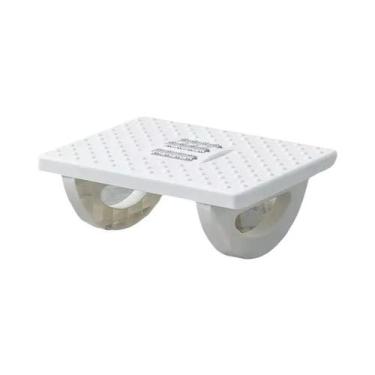 Imagem de Descanso Para Pés Ergonômico Com Rolos De Massagem, Apoio Para Pés Par