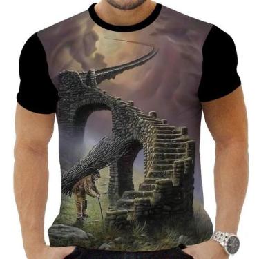 Imagem de Camiseta Camisa Personalizada Rock Clássico Led Zeppelin 12 - Obsidian