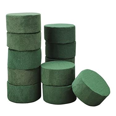 Imagem de Atyhao Blocos de Espuma Floral, Espuma Verde Durável, Aplicação Ampla de Casamento Seco e úmido, Feitos de Espuma e Resina Fenólica