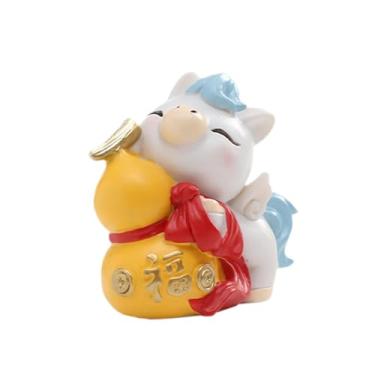 Imagem de Ｂｅｓｇａ Estátua de Cavalo 2026, Enfeite de Mesa para o Ano, Escultura de Pônei em Resina para Lareira, Quarto, Escritório, Meninos e Meninas, 6x3.2x6cm