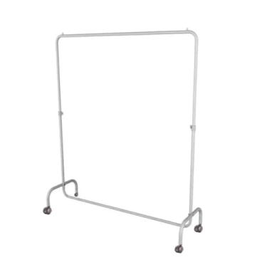 Imagem de Arara Desfile Desmontável com Rodinhas - Loja ou Closet 120cm (BRANCA)