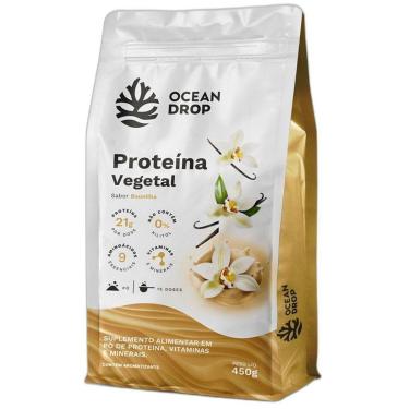 Imagem de Proteina Vegetal 9 Aminoacidos 450g Baunilha - Ocean Drop-Unissex