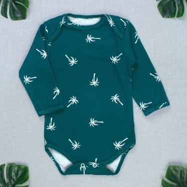 Imagem de Body Bebê Estampado Coqueiros Ideal Para O Enxoval Perfeito