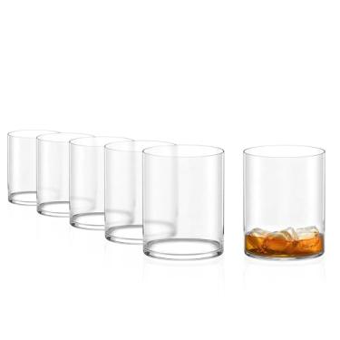 Imagem de Stölzle Lausitz Copos de Whisky D.O.F. Kyoto Bar Conjunto com 6 Peças, 525 ml – Copos de whisky premium de design atemporal – Cristal sem chumbo – Lavável na lava-louças e com resistência ao impacto