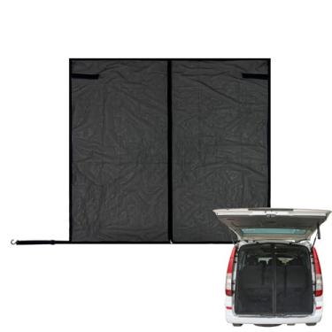 Imagem de Rede para Portinhola de em Campismo,Tenda Magnética Anti-147x145 cm,Proteção Para Janela Traseira De SUV | Para Viagens Road Trips Piquenique Tailgating Overlanding Furgões Autocaravanas